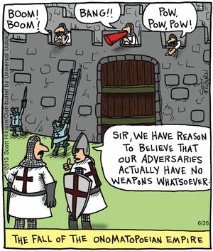 The fall of the Onomatopeian Empire