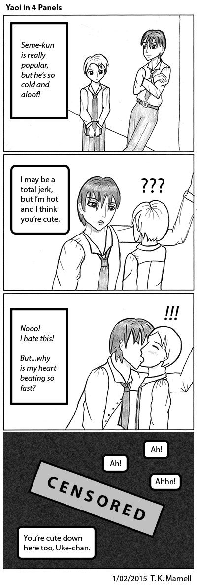 Yaoi in 4 Panels